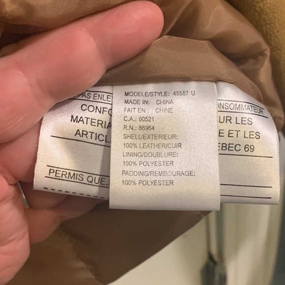 Brown Leather Coat - Picture 8 of 12